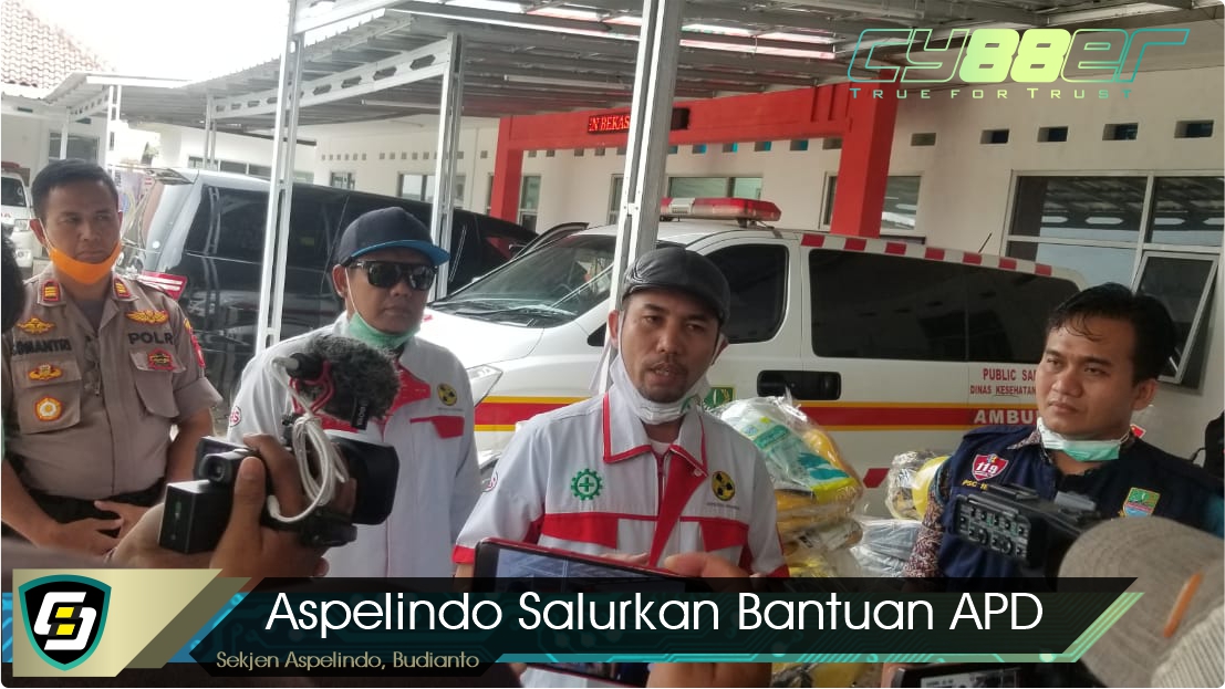 Lawan Corona, Aspelindo Salurkan Bantuan APD Tenaga Medis PSC 119